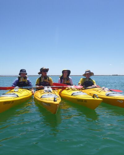 Middle School Camp Kayaking