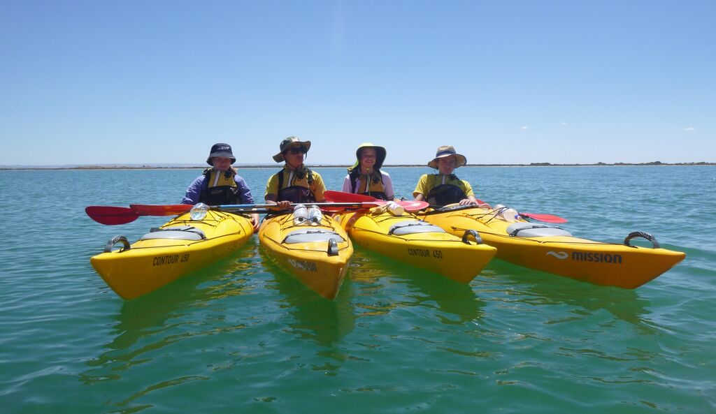 Middle School Camp Kayaking