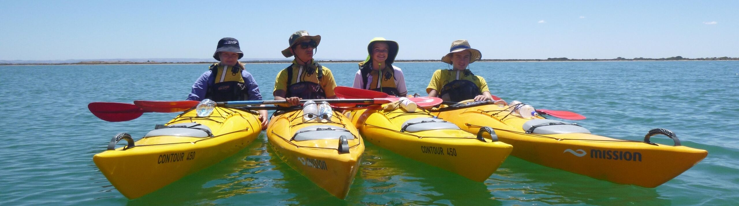 Middle School Camp Kayaking