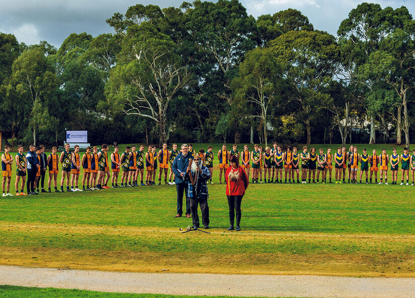 Pembroke Football Indigenous Round Ceremony 25 05 2019 136 Pano