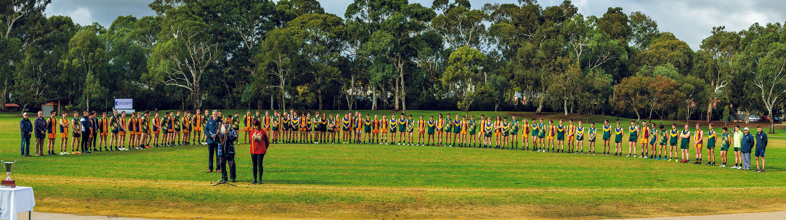 Pembroke Football Indigenous Round Ceremony 25 05 2019 136 Pano