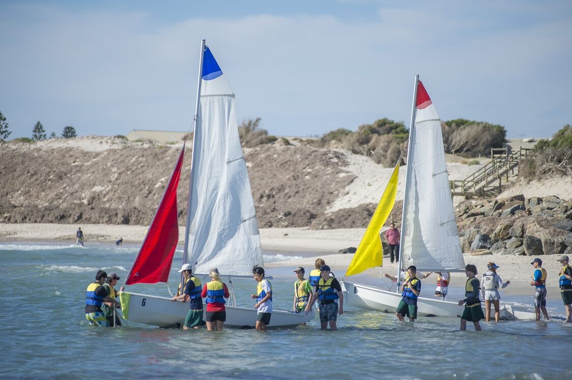 Senior Students Sailing 2