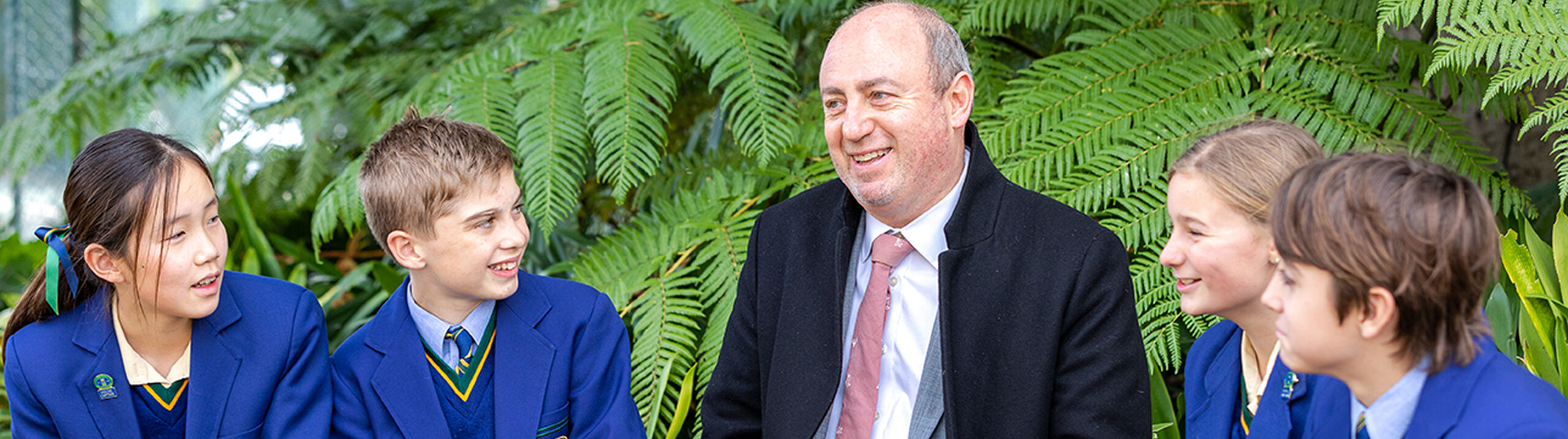 Junior School Students Welcome Mark Staker