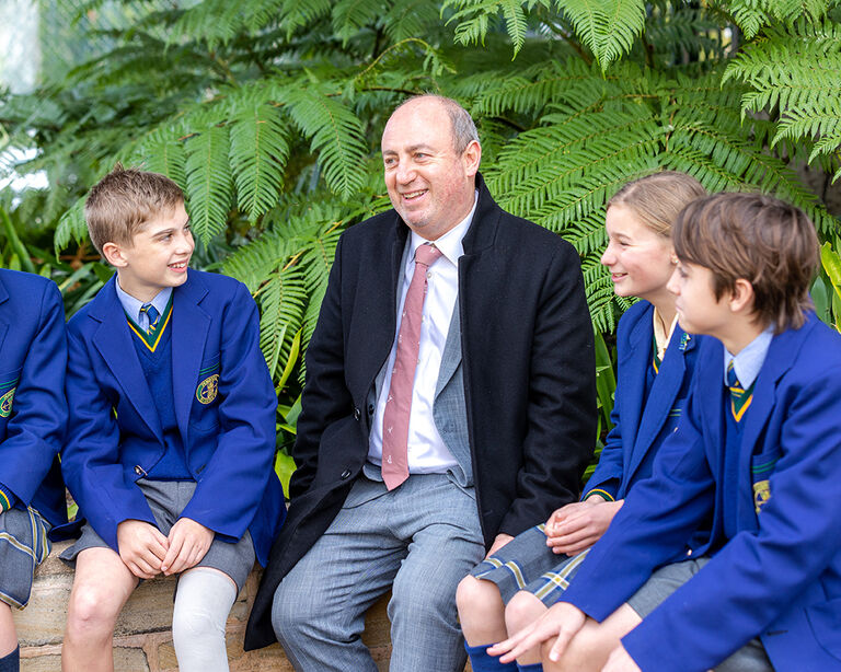 Junior School Students Welcome Mark Staker