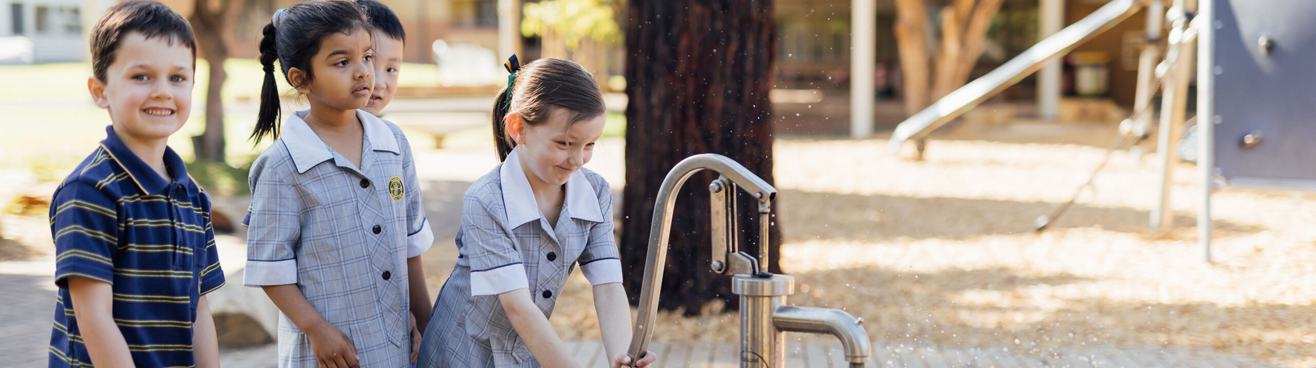 Junior School Students playing