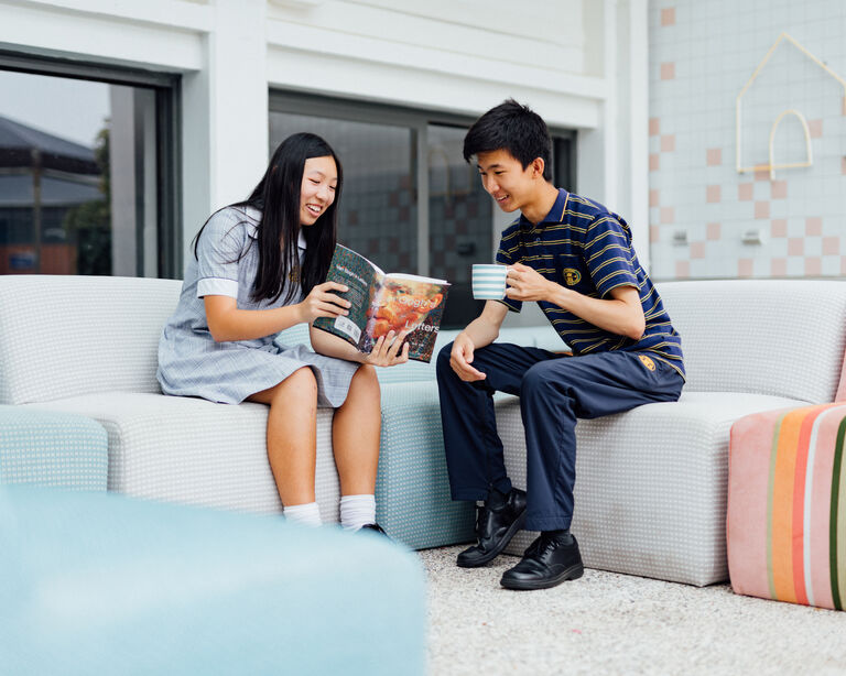 Boarding students 1