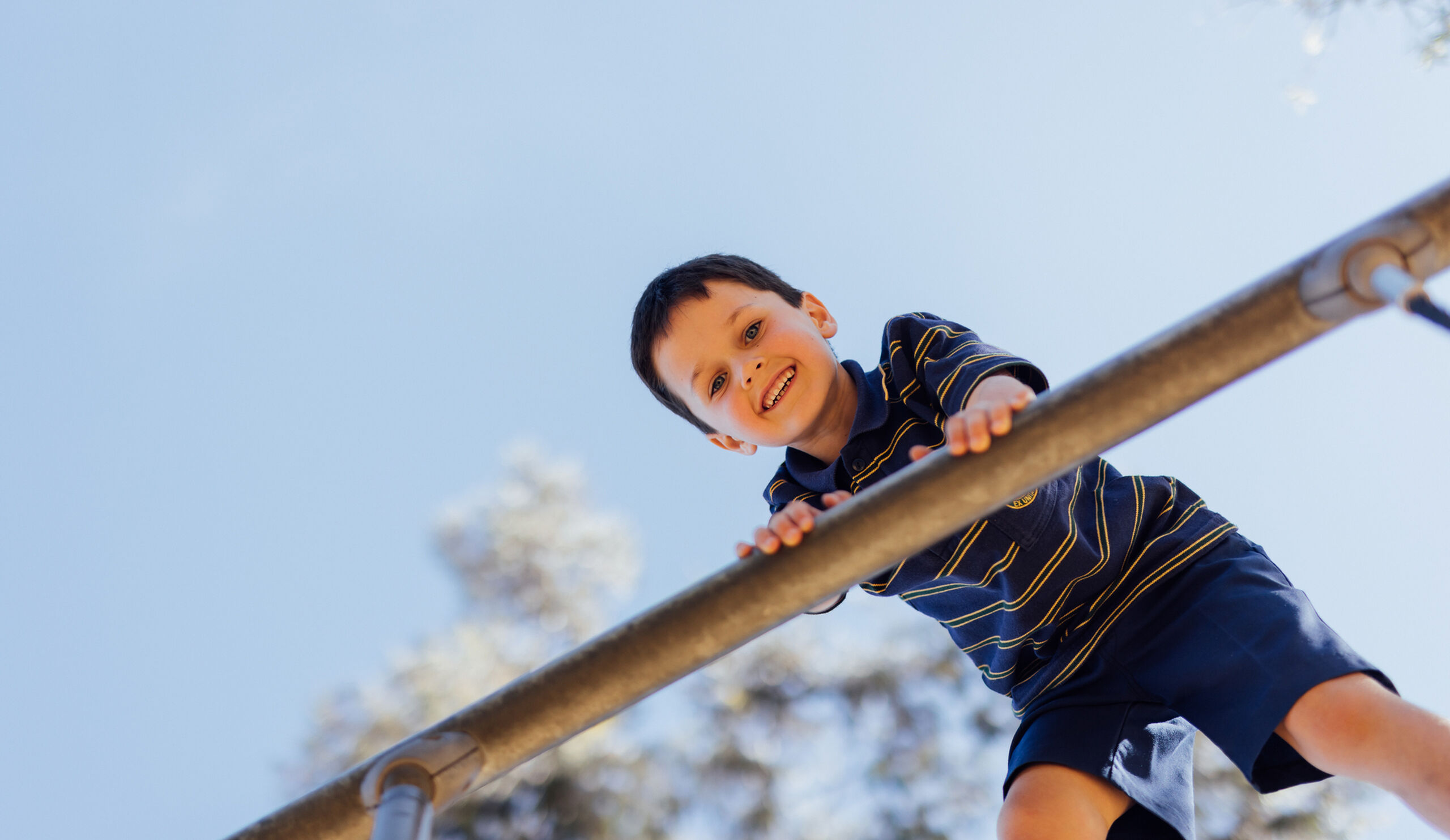 Junior School student playing 3