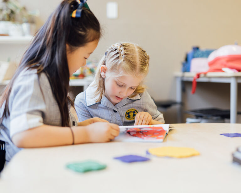 Junior school Students reading 5