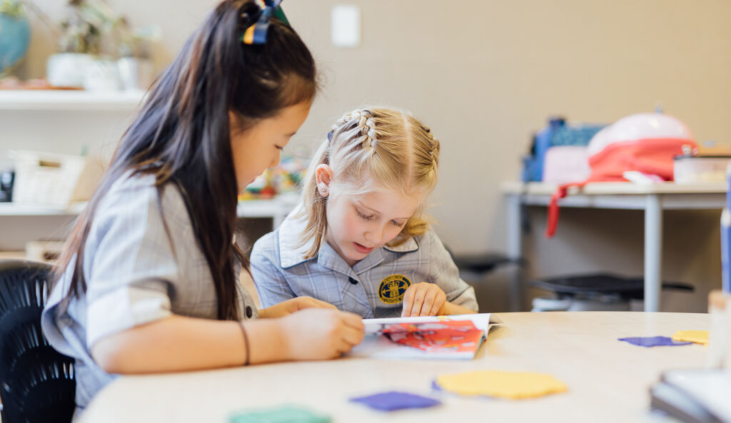 Junior school Students reading 5