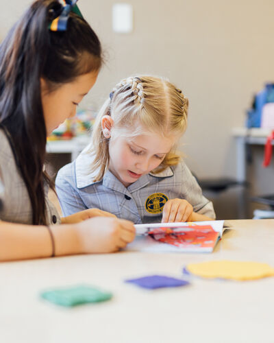 Junior school Students reading 5
