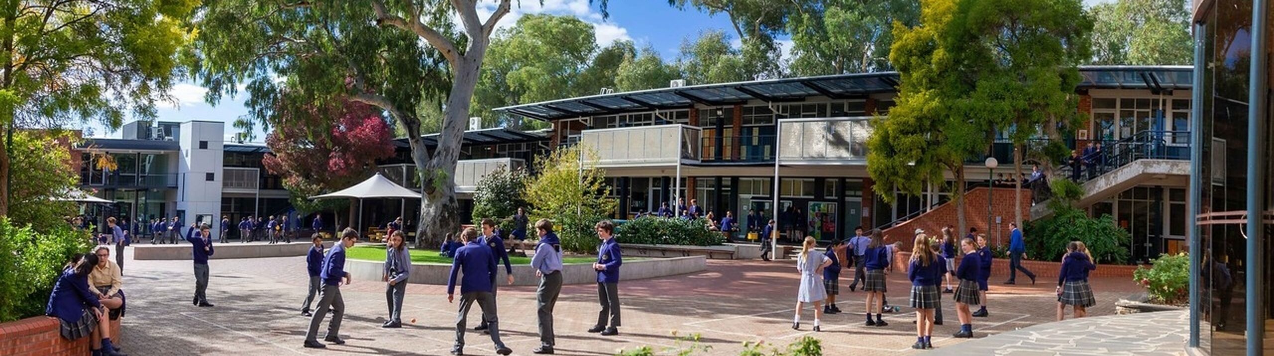 Middle School students at King's campus