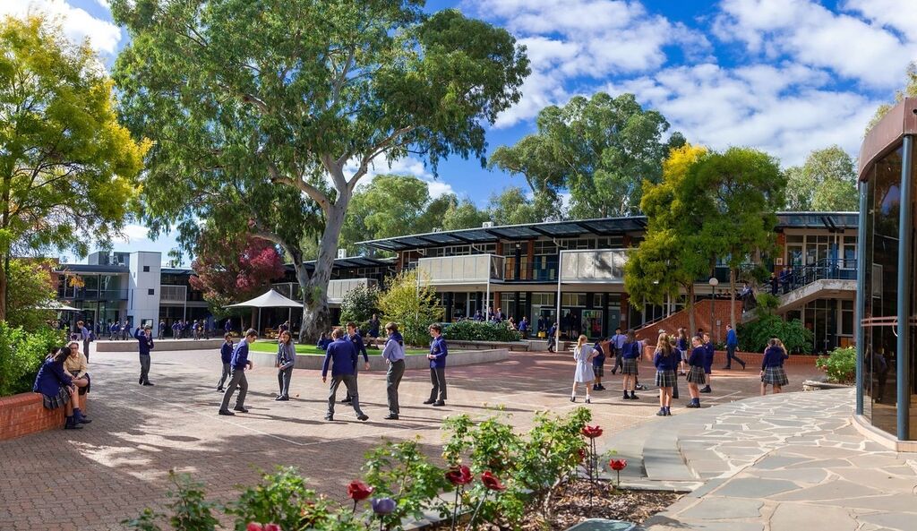 Middle School students at King's campus