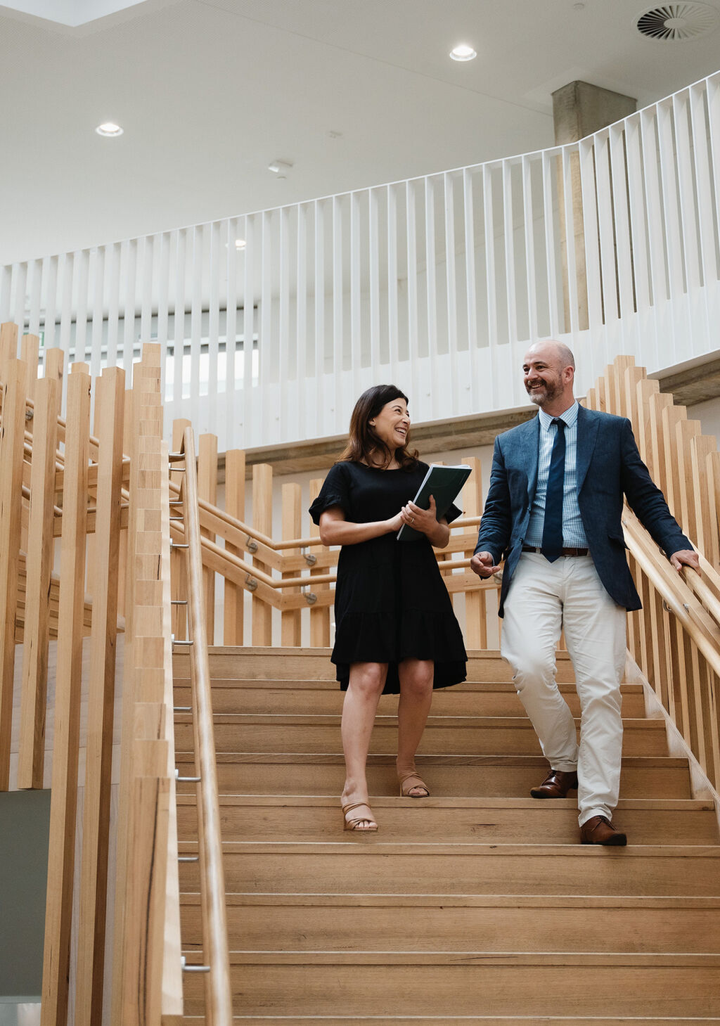 staff members in shipsters atrium