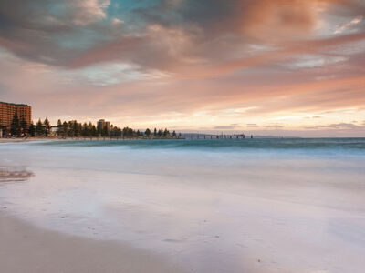 Sunset Glenelg Beach