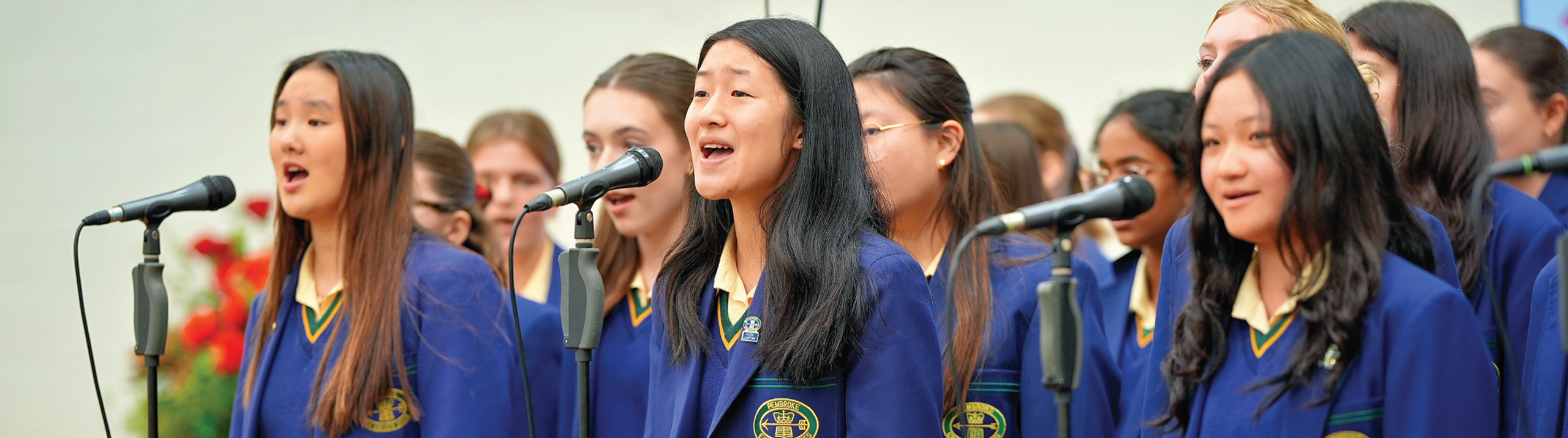 Choir performing at anzac day ceremony