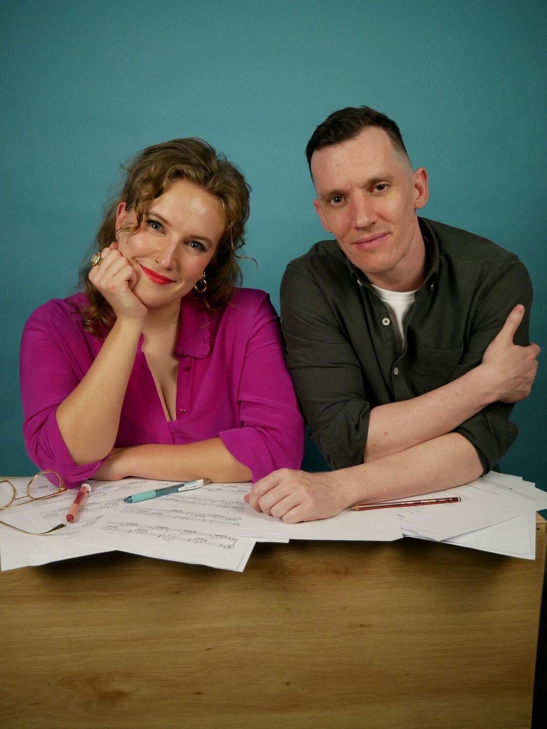 Mim with PRIMETIME co writer Joseph Simons