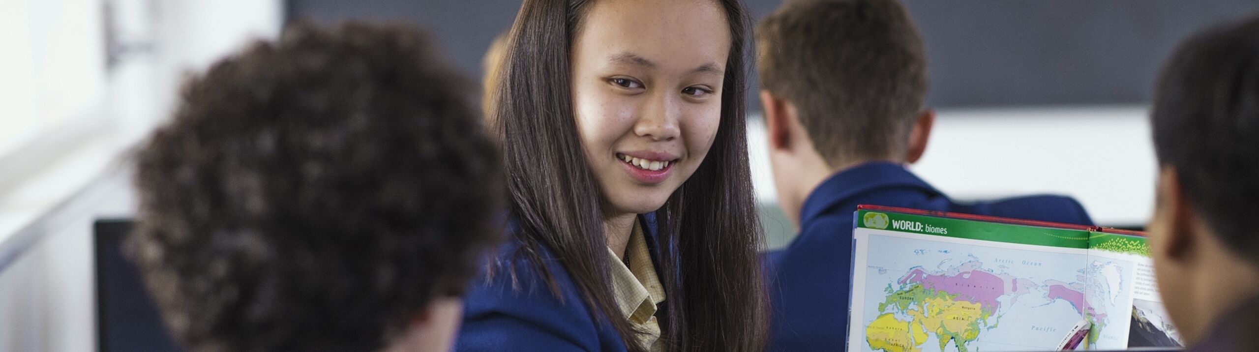 Students in Geography class