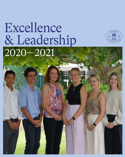 Excellence and leadership 2020 2021 cover