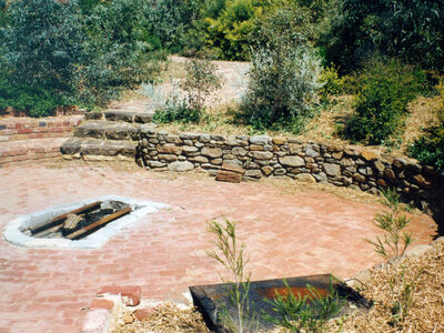 Old Watalunga fire pit in 1995