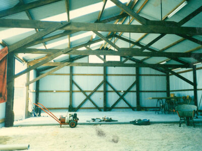 Old Watalunga hangar shed in 1988