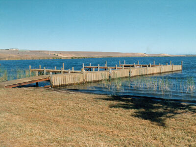 New jetty at Old Watalunga in 1989