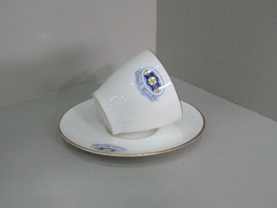 Girton teacup and saucer