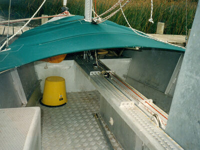 Sandpiper boat at Old Watalunga circa 1990s