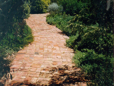 Paved pathway at Old Watalunga in 1990s