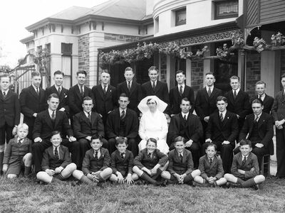 King's College boarders in 1930s