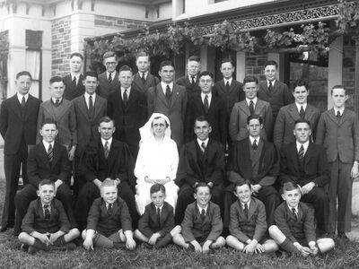 King's College boarders in 1937