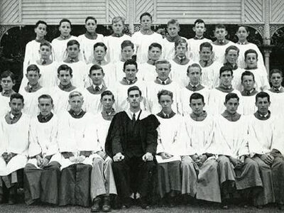 King's College choir in 1957