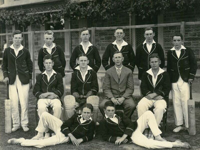 King's Cricket First XI in 1929