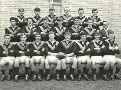 King's Football 1st Eighteen in 1963