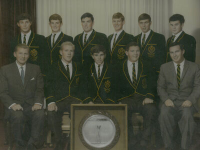 King's Rowing, winners of Head of the River in 1963