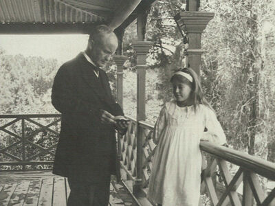 Mr Bonython and Nancy Loveday