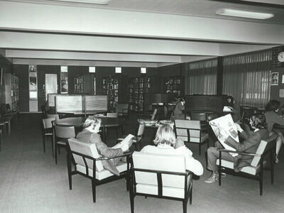 Cornell Library in 1973