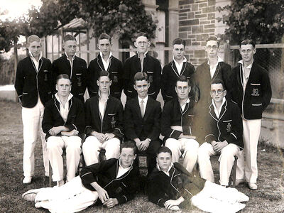 King's Cricket First XI in 1932