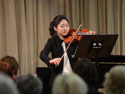 Performance at the afternoon tea celebrations