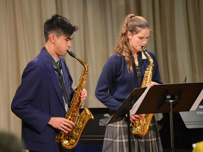 Performance at the afternoon tea celebrations