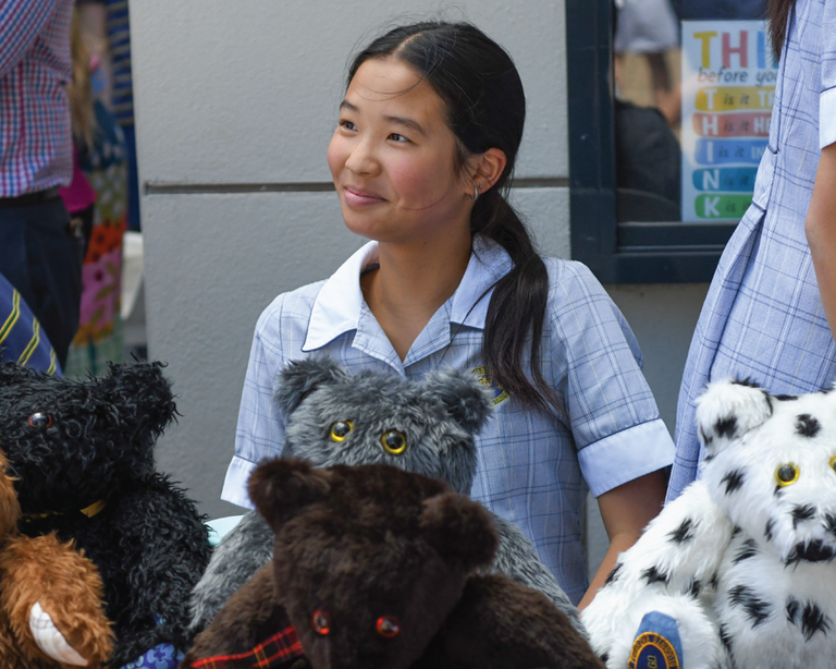 Bear making club photo