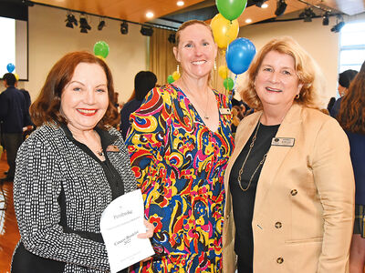 Peta Harries, Naomi Diggens and Andrea Schultz