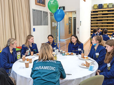 Angelik van den Berg (2001), Emilia K (Yr 12), Holly W, Alice Q, Charlene D (all Yr 11),  Chole S (Yr 12) and Chloe S (Yr 11)